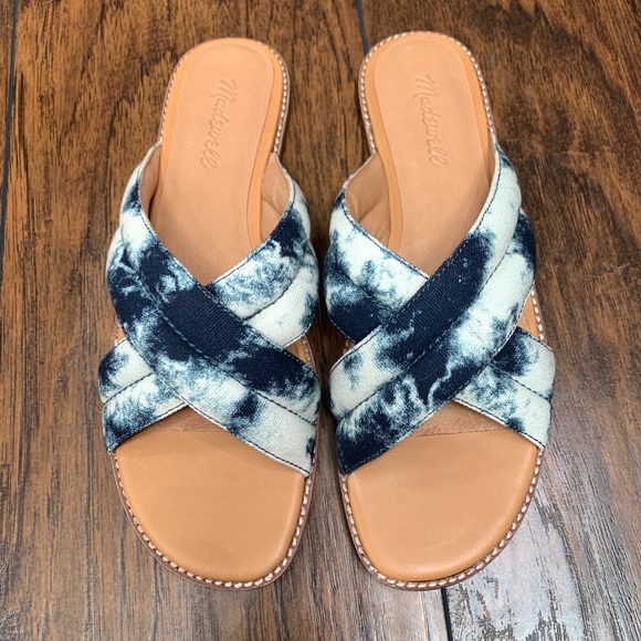 NWT Madewell The Skyler Slide Sandal in Tie-Dye - Picture 6 of 10